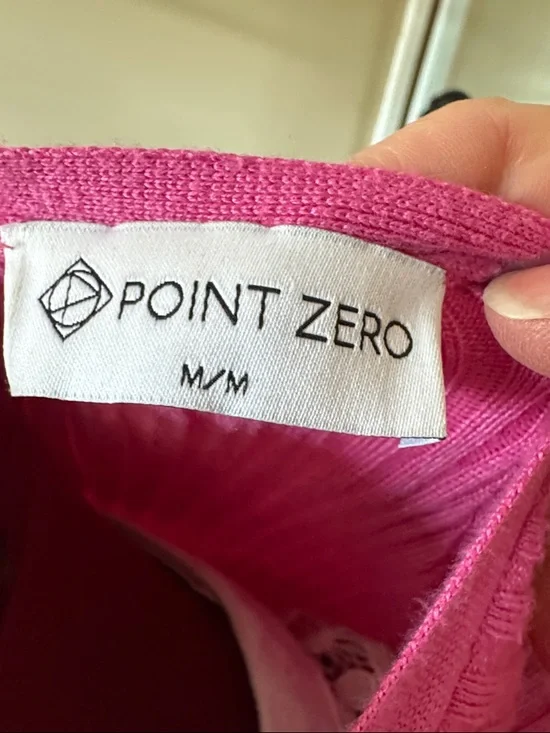 Pink Ribbed V-Neck Button Front Sweater - Picture 6 of 6